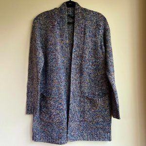 Tribal Navy & Multi Oversized Cardigan, Size M